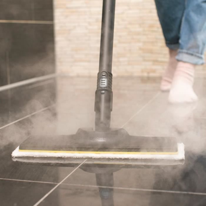 KARCHER - Kit of 2 abrasive microfiber mops for EasyFix floor nozzle (1 abrasive, 1 very abrasive)