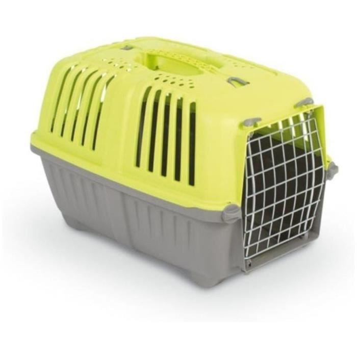 Transport crate - AIMÉ - PRATIKO for Dogs and Cats in Plastic, 48 x 31 x 32 cm, Metal door