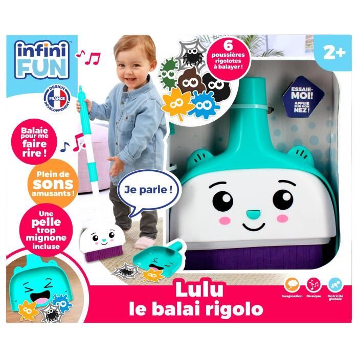 Toy Broom - KD - Lulu the Funny Broom - Talks like magic while sweeping