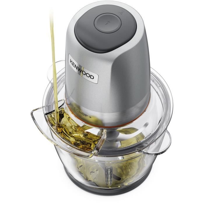 KENWOOD CHP62.400S Easy Chop+ Mini Chopper - 4 stainless steel blades - 600 ML - 2 speeds