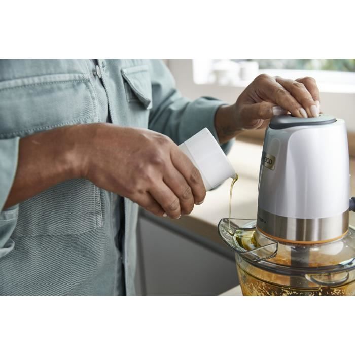 KENWOOD CHP62.400S Easy Chop+ Mini Chopper - 4 stainless steel blades - 600 ML - 2 speeds