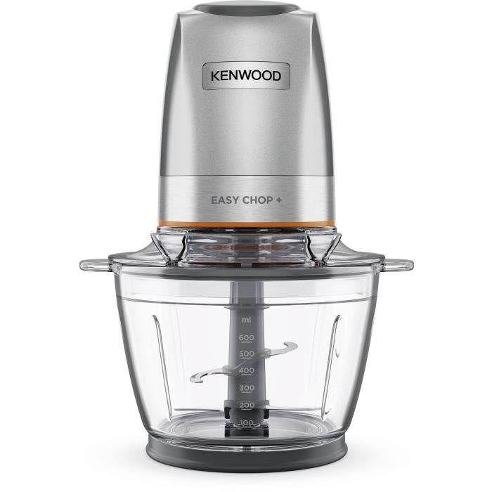 KENWOOD CHP62.400S Easy Chop+ Mini Chopper - 4 stainless steel blades - 600 ML - 2 speeds