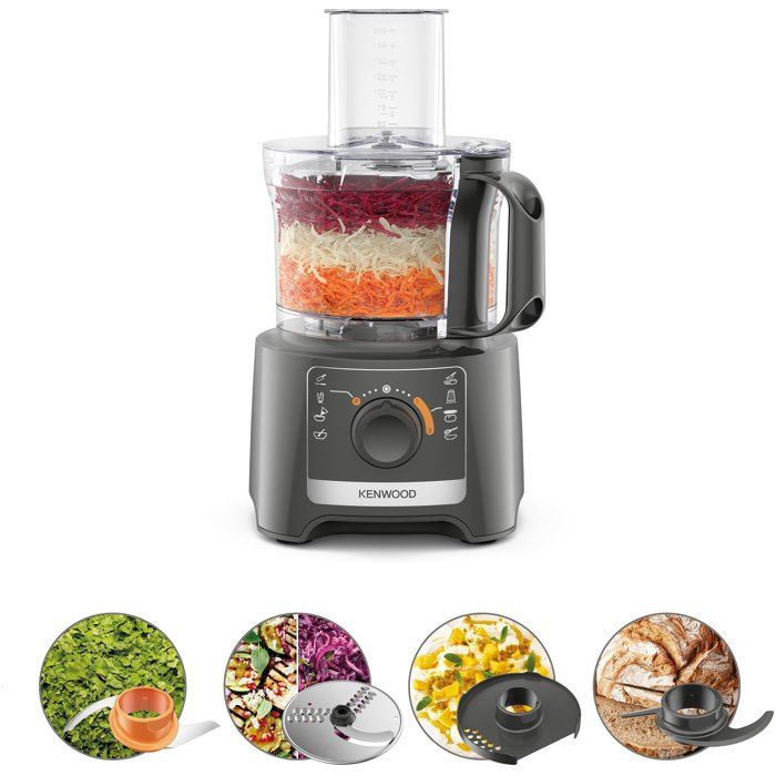 KENWOOD FDP31.020GY multifunction robot - 2 speeds + Pulse - 800W - 2.1L bowl + accessories