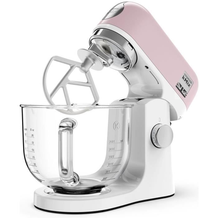 KENWOOD KMX754PP multifunction pastry robot - - 1000W professional motor - 2 accessory outlets - 5L glass bowl with