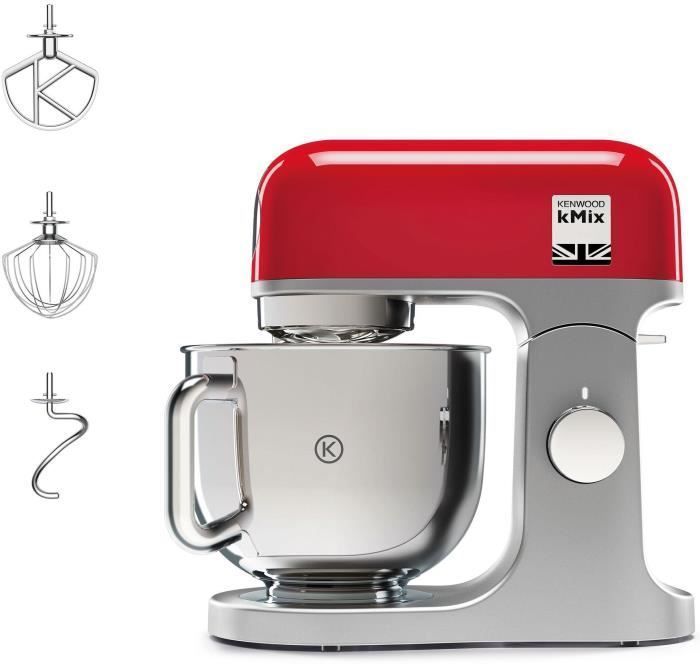 KENWOOD KMX750RD Pastry Chef - 1000 W - 5 L - Red