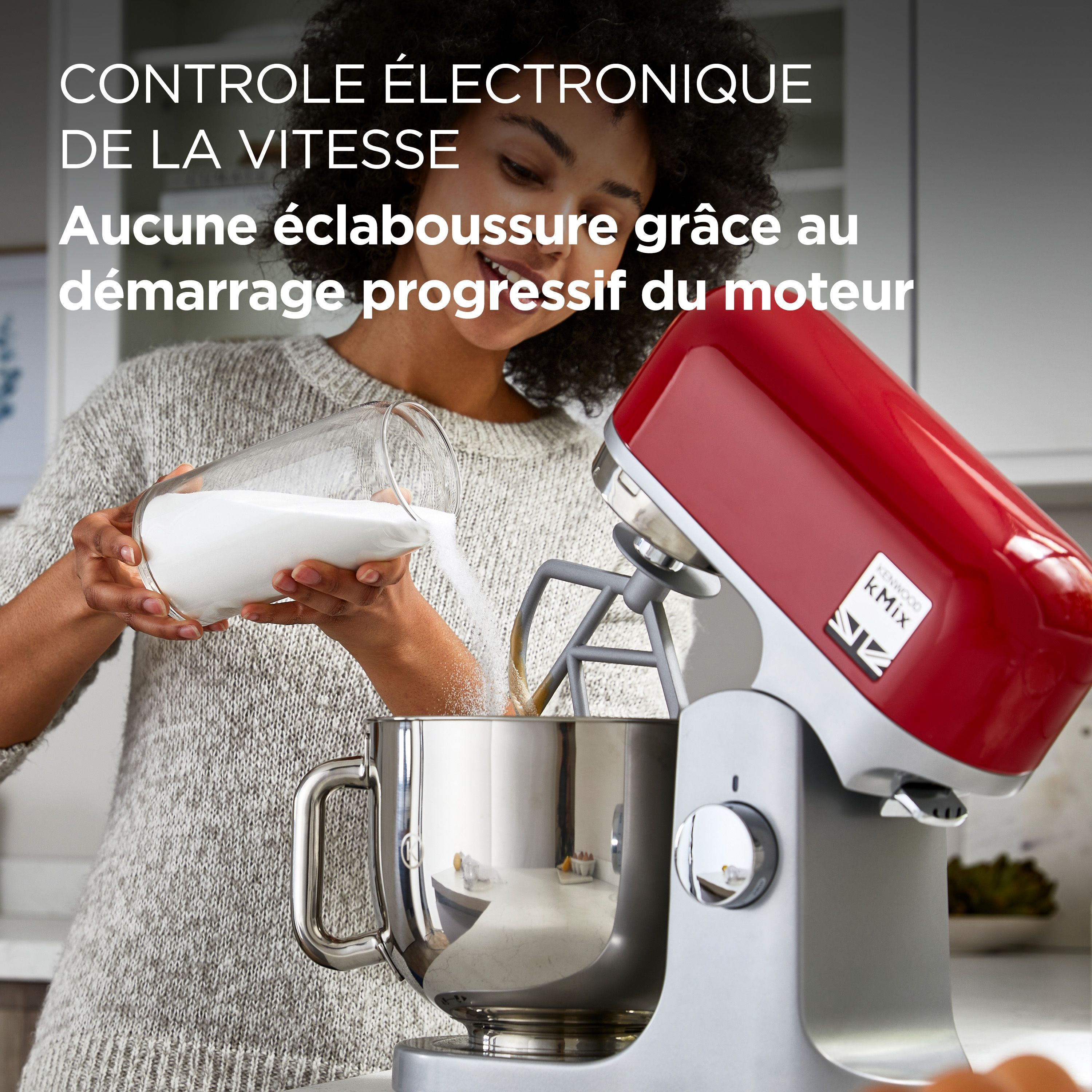 KENWOOD KMX750RD Pastry Chef - 1000 W - 5 L - Red