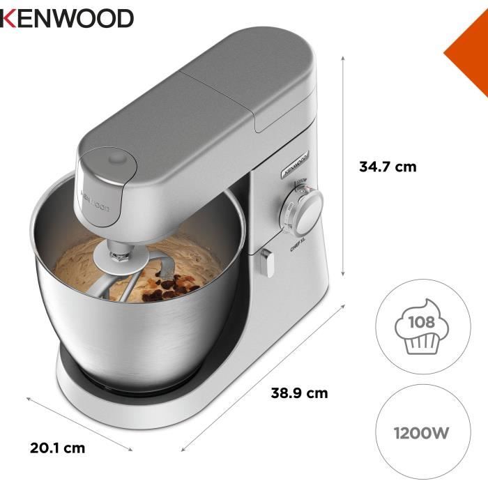 Chef XL 6.7L Blender Pastry Chef + Metal Metal - Kenwood KVL4170S - Silver Color