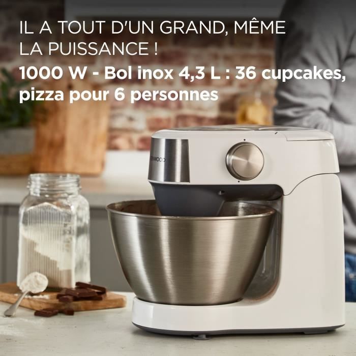 Multifunction pastry robot - KENWOOD - Prospero KHC291A.H0WH - Stainless steel bowl