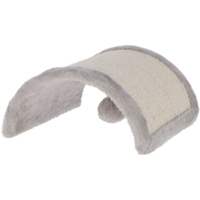 KERBL - HALF MOON scratching post - Gray - 26x22x11cm