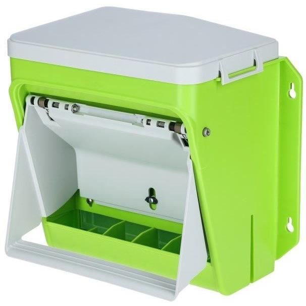 Automatic feeder - KERBL - SmartCoop - Protective flap - 7.5 kg - Green