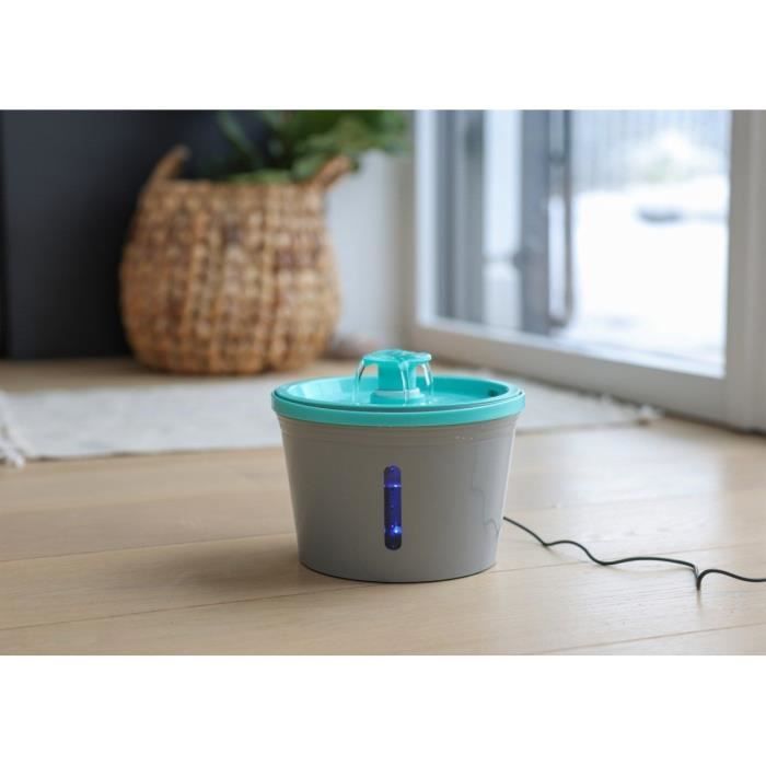 KERBL - Water fountain - for fountain 80557 - 1.6 l - Grey/blue