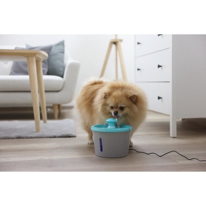 KERBL - Water fountain - for fountain 80557 - 1.6 l - Grey/blue