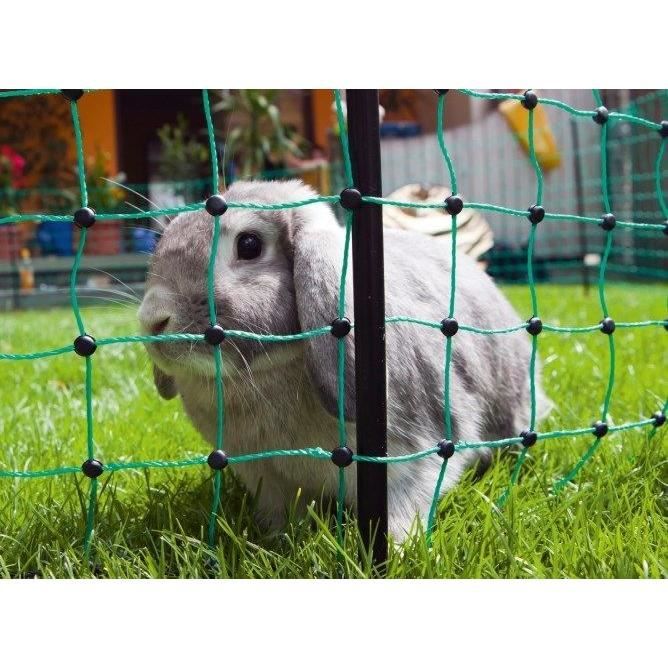 RabbitNet - KERBL - 25 m - 65 cm - Double tip - Green