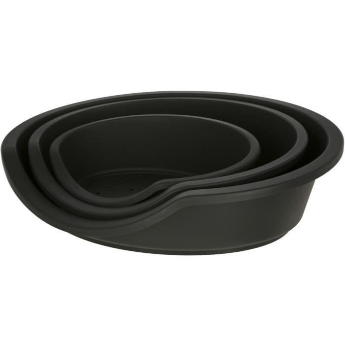 KERBL - DREAMER Basket / Bin - Black - Recycled plastic - 80x60x25cm