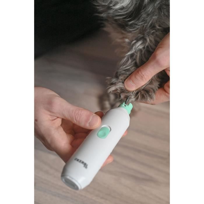 KERBL nail grinder - 15.5 x 3.5 x 2.5 cm - White - For dogs, cats and small animals