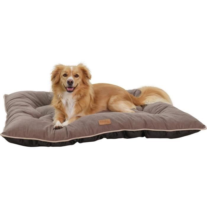 KERBL - Fabric floor mattress L - 100 x 75 cm - Cushion - BENNO - Brown -