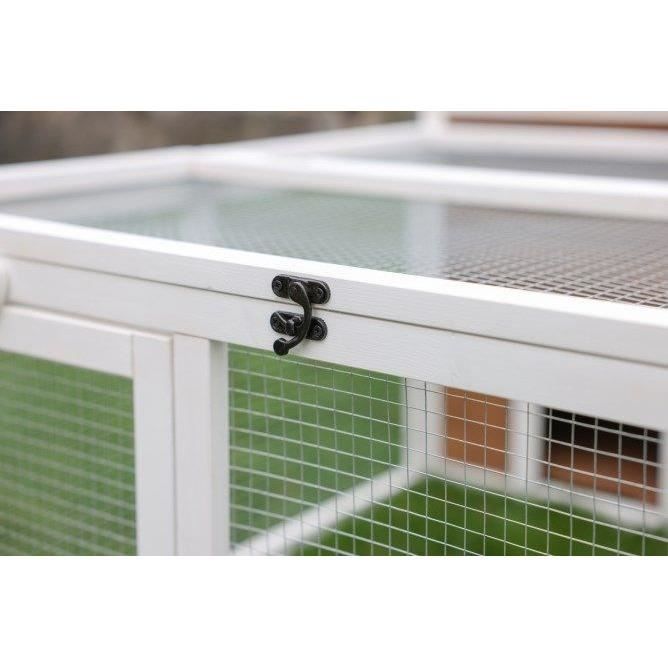 Outdoor enclosure for small animals - KERBL - 132 x 102 x 59 cm - Integrated house - Wire mesh