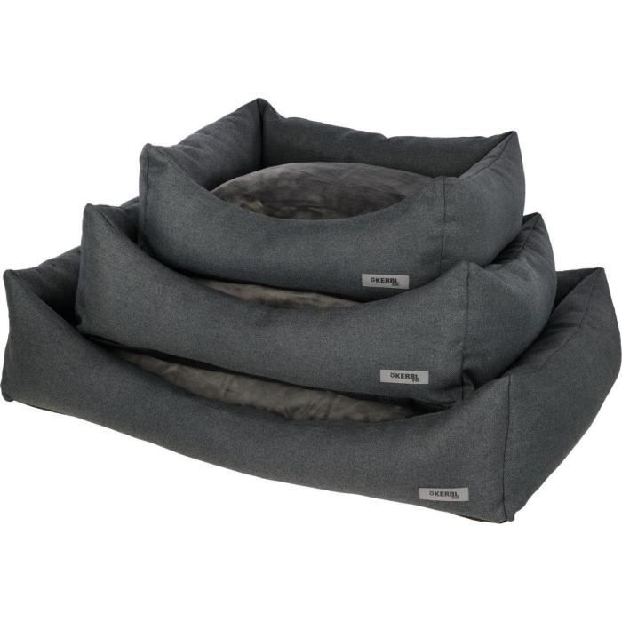 KERBL - Memory foam basket - Platin Ortho - Grey - 80 x 60 x 25 cm