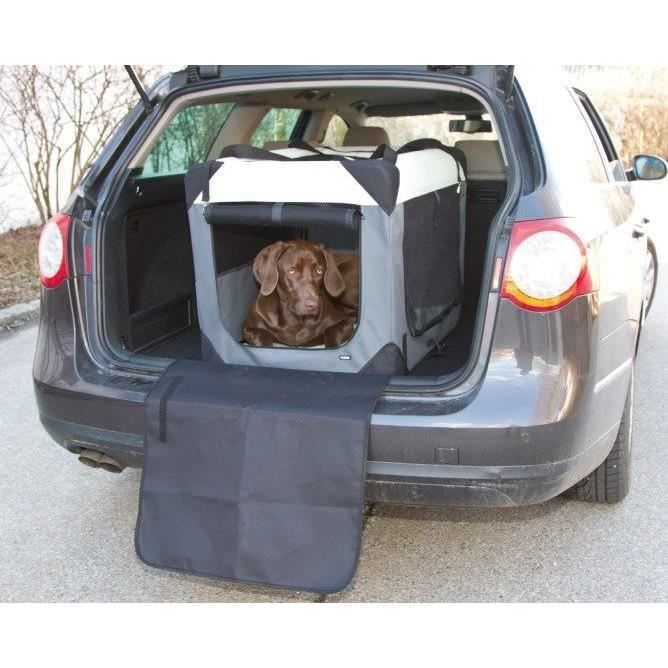Transport box - KERBL - Journey - 81 x 58 x 58 cm - Gray / Beige