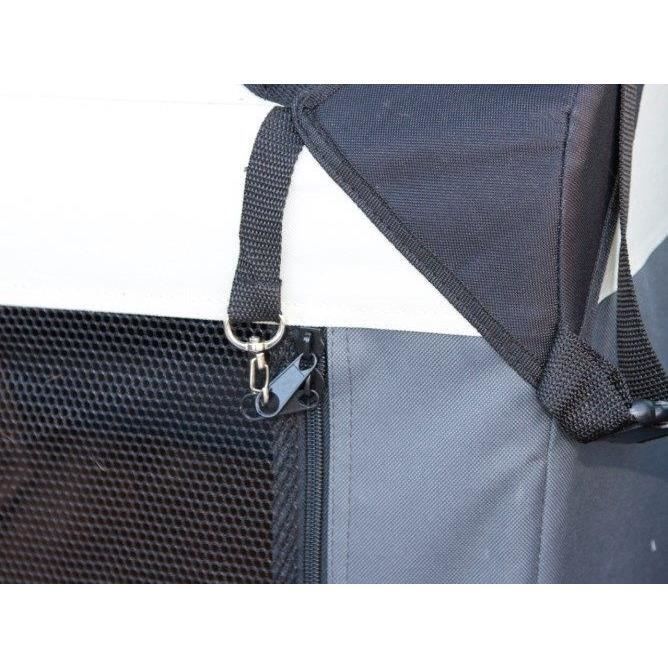 Transport box - KERBL - Journey - 81 x 58 x 58 cm - Gray / Beige