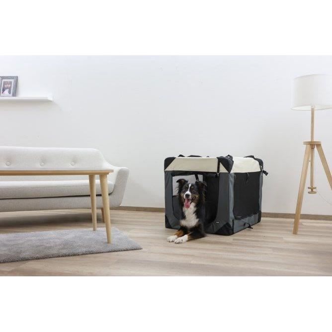 Transport box - KERBL - Journey - 81 x 58 x 58 cm - Gray / Beige