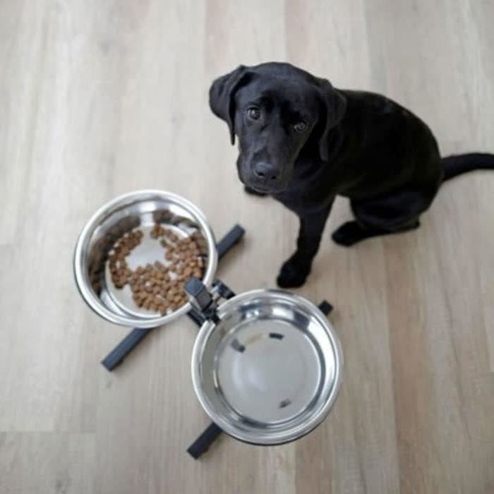 KERBL Bar food with dog bowl - 2x2800ml