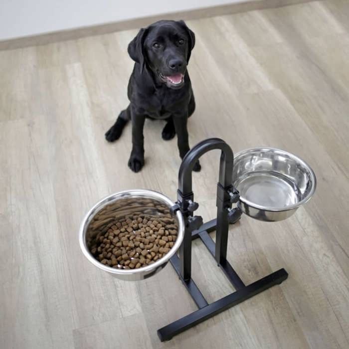 KERBL Bar feeding with bowls for dogs - 2x2800ml