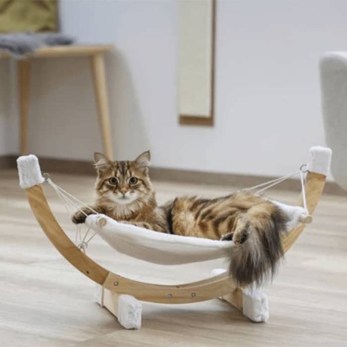 White Siesta Hammock For Cat