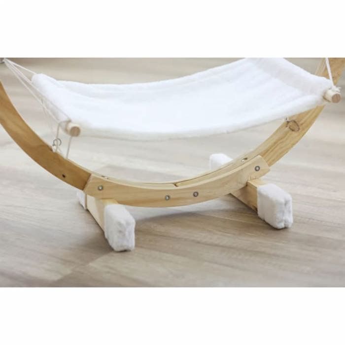 White Siesta Hammock For Cat