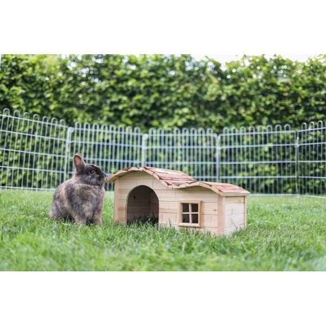 Kerbl Rodent House with Curved Roof Nature 40x25x25 cm