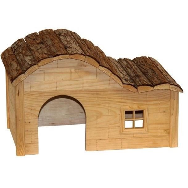 Kerbl Rodent House with Curved Roof Nature 40x25x25 cm