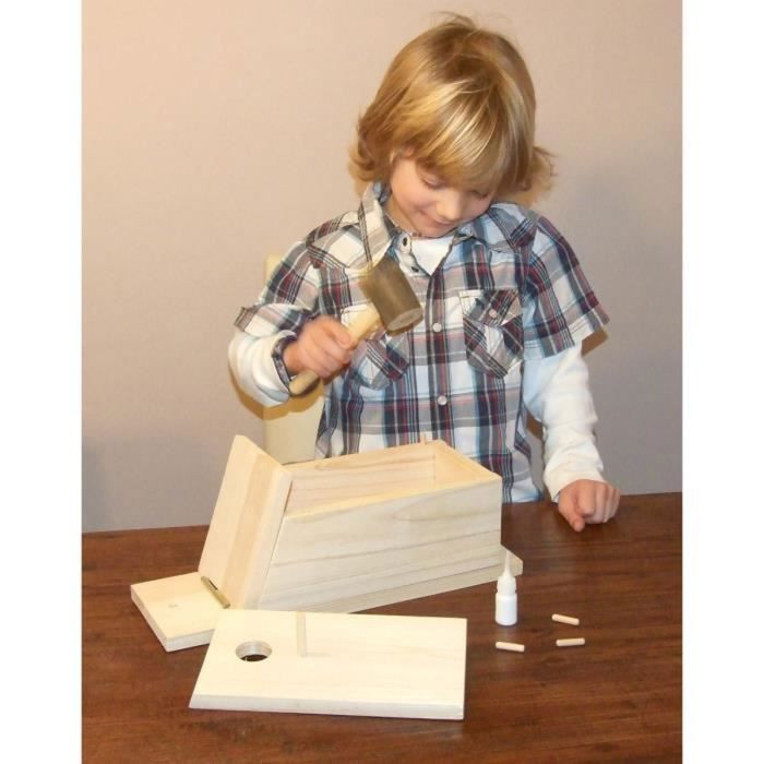 KERBL Birdhouse - Self-assembly kit for birds - 36x12x14cm