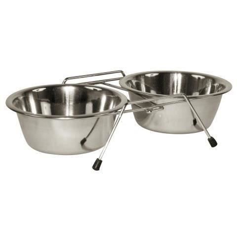 KERBL Support double bowls 2x900ml - For dog