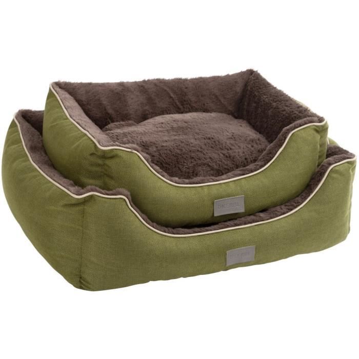 KERBL - Basket / Cushion - Samuel - Grey/Dark Grey - 50 x 40 x 15cm