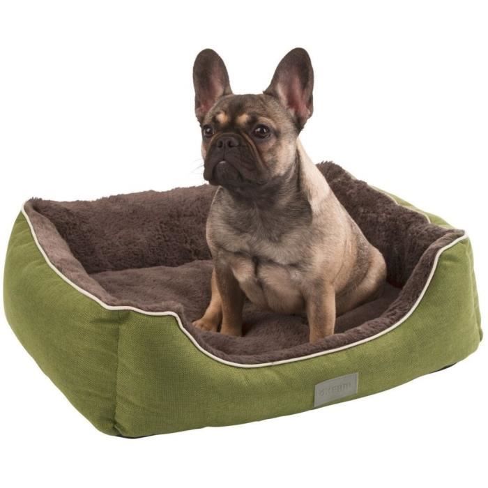 KERBL - Basket / Cushion - Samuel - Grey/Dark Grey - 50 x 40 x 15cm