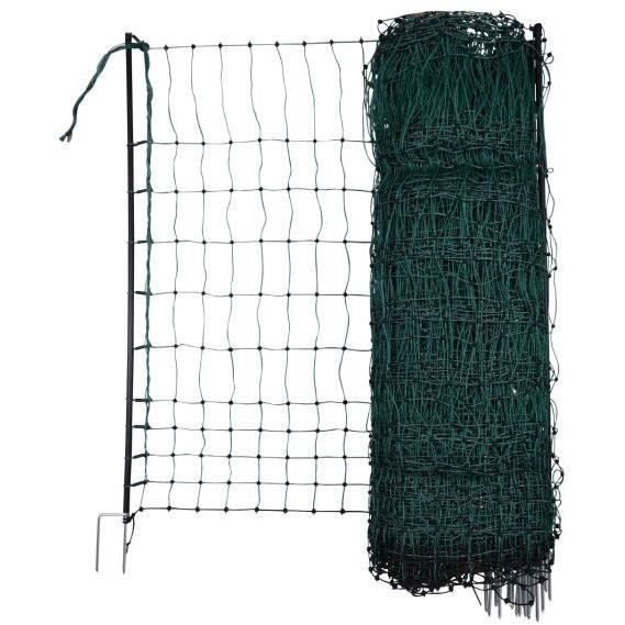 Poultry net - KERBL - 25 m - 106 cm - Double point - Green