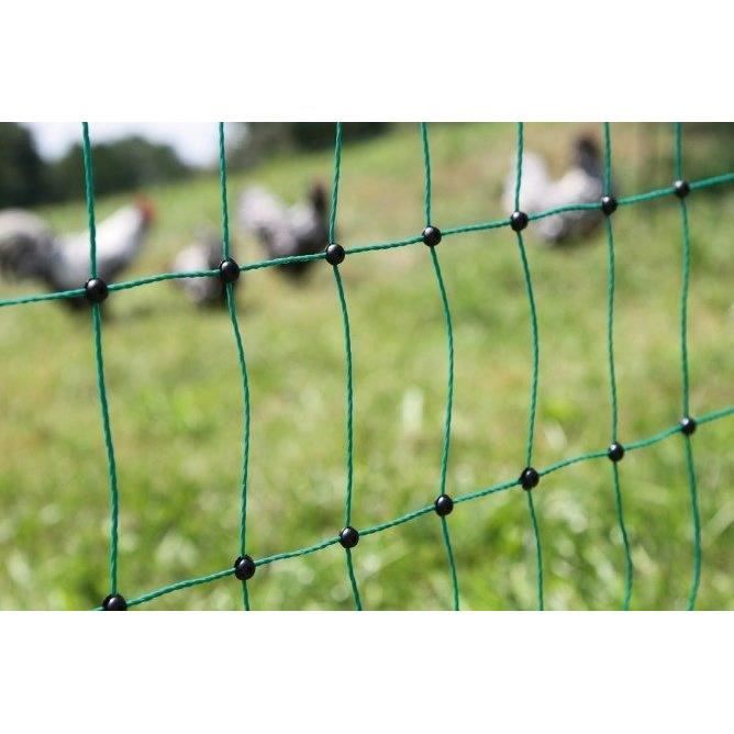 Poultry net - KERBL - 25 m - 106 cm - Double point - Green