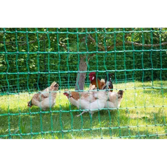 Kerbl net for the 25 m chickens - 106 cm - Double tip - green - non -electric