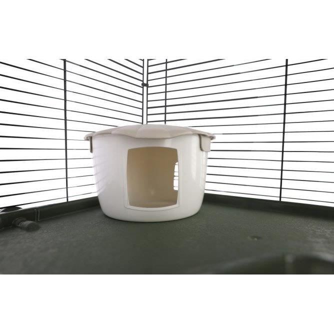 Cage for small animals - KERBL - FLAT NATURE - 80 x 45 x 53 cm - 3 levels
