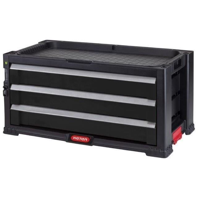 KETER 3 drawer tool set - 59 x 29 x 26 cm