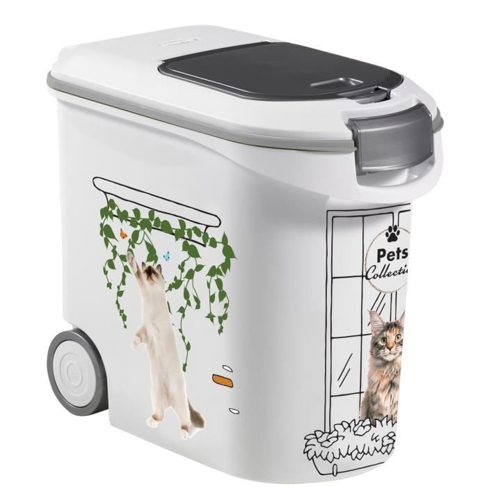 CURVER kibble container - 35L/12 kg - PETS COLLECTION - For cats