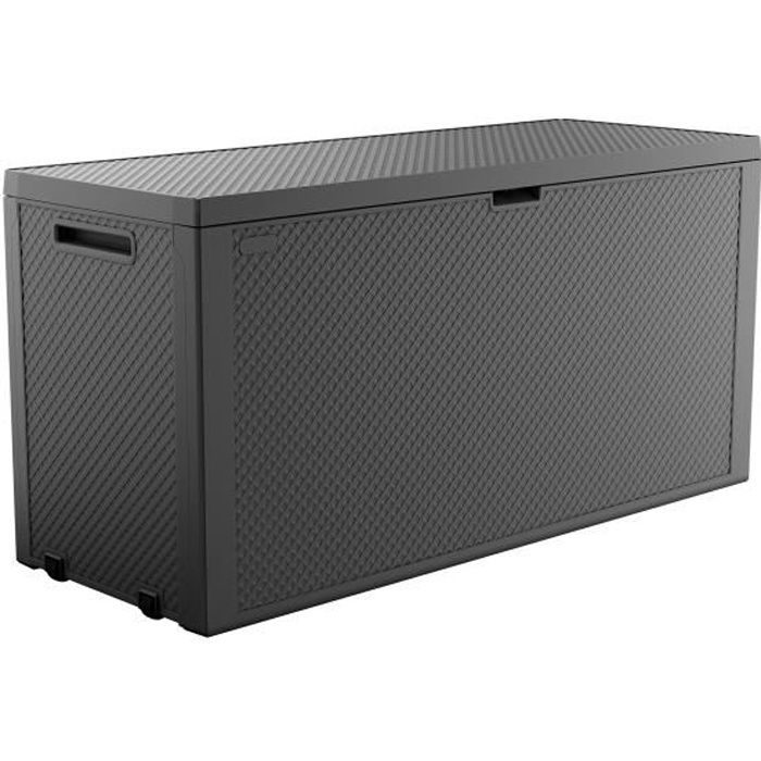 Keter - Résine exterior storage chest 270 liters Gray - Emily garden trunk