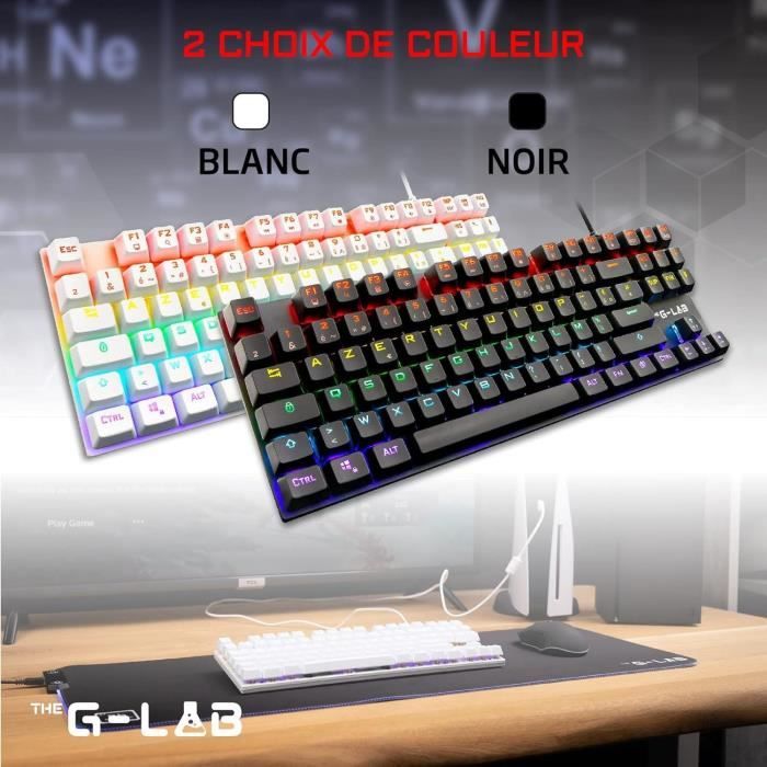 Player keyboard - The G -LAB - Keyz -Mercury -B/FR - Mechanics - TKL - Black