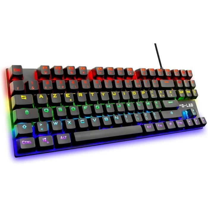 Player keyboard - The G -LAB - Keyz -Mercury -B/FR - Mechanics - TKL - Black