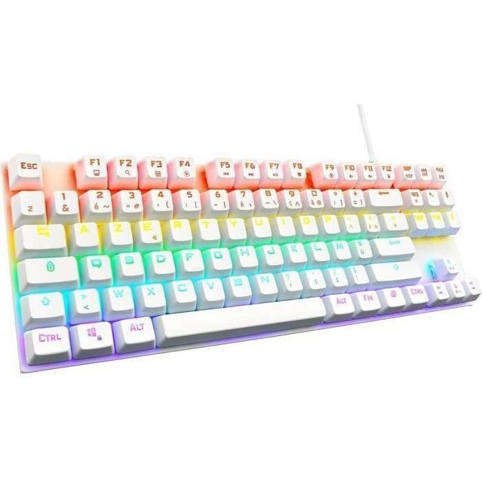 Player keyboard - The G -LAB - Keyz -Mercury -W/FR - Mechanics - TKL - White