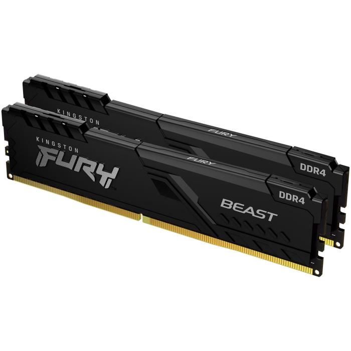 Kingston FURY Beast 64 GB (2 x 32 GB) DDR4 3200 MHz CL16 Memory