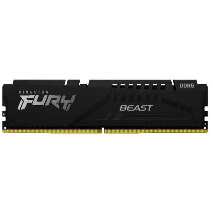 RAM memory - KINGSTON - FURY Beast - 16 GB (2 x 8 GB) - DDR5 - 6000 Mhz CL36 - (KF560C36BBEK2-16)