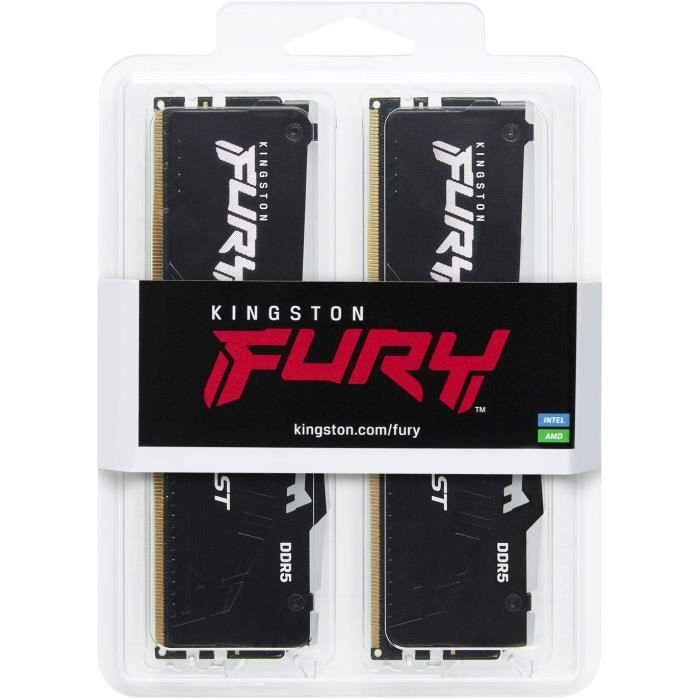 DDR5 Memory - KINGSTON - FURY Beast RGB EXPO - 32 GB (2 x 16 GB) - 6000 MHz - CL30
