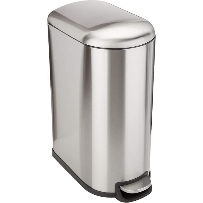 KITCHEN MOVE Narrow kitchen trash can - Steel - 40L FULLER