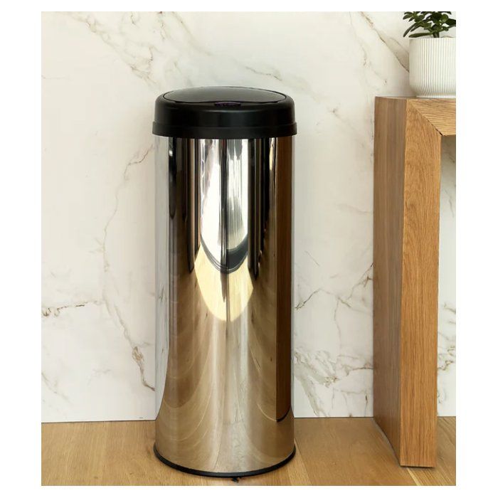 KITCHEN MOVE Automatic kitchen trash can - Stainless steel - Silver - 50L ARTIC